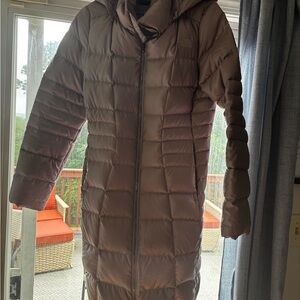 The North Face Brown Quilted Puffer Jacket
